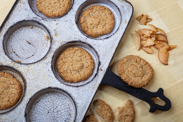 Galletas en una sartén Estilo rústico