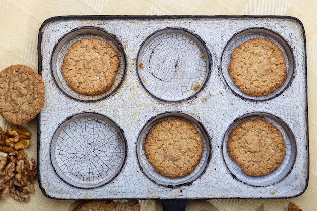 Galletas en una sartén Estilo rústico