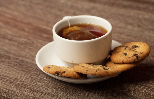 Galletas de té y patatas fritas