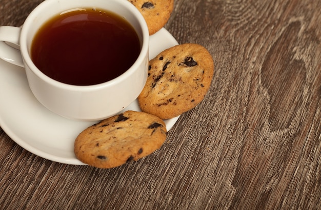 Galletas de té y patatas fritas