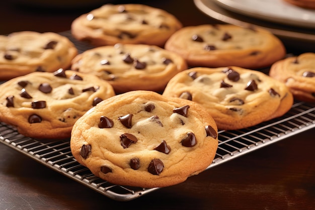 galletas con trozos de chocolate