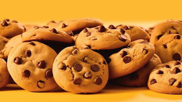 galletas con trozos de chocolate