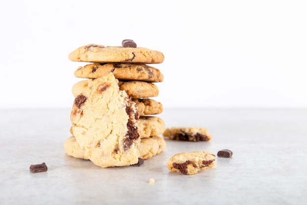 Galletas de vainilla con pepitas de chocolate