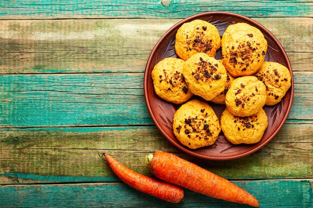 Galletas de zanahoria, delicioso postre