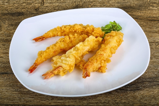 Gamba tempura