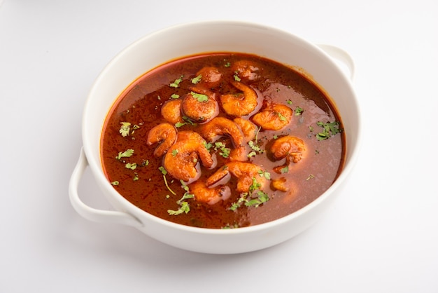 Gambas de Goa o camarones al curry o zinga masala también conocido como KolambiÃƒÂƒÃ‚Â‚ÃƒÂ‚Ã‚Â kalwanÃƒÂƒÃ‚Â‚ÃƒÂ‚Ã‚Â o Tikhle