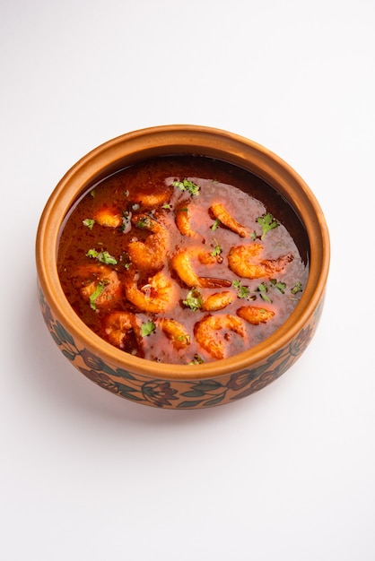 Gambas de Goa o camarones al curry o zinga masala también conocido como KolambiÃƒÂƒÃ‚Â‚ÃƒÂ‚Ã‚Â kalwanÃƒÂƒÃ‚Â‚ÃƒÂ‚Ã‚Â o Tikhle