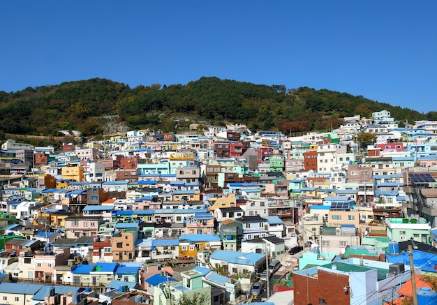 Gamcheon-Kulturdorf in Busan, Südkorea.