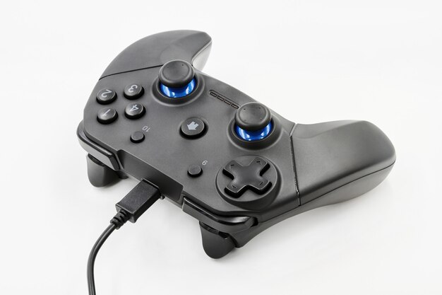 Foto gamepad mit kabel