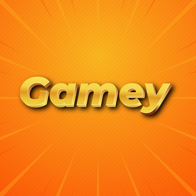 Gamey Text-Effekt Gold JPG attraktiver Hintergrund Karte Foto Konfetti