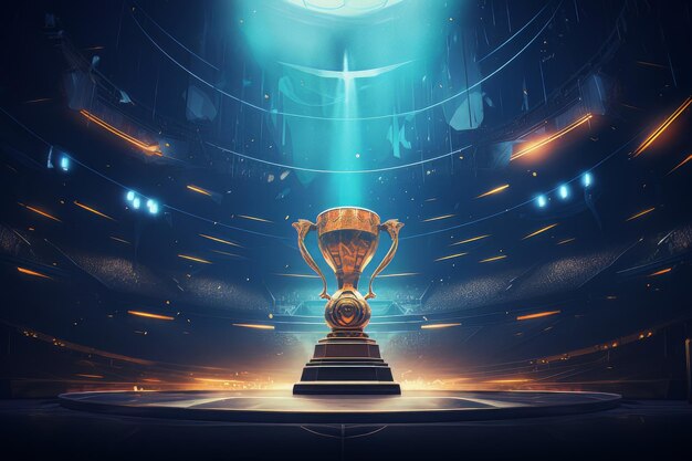 Gaming eSports Championship Arena con el triunfo del Trofeo del Ganador