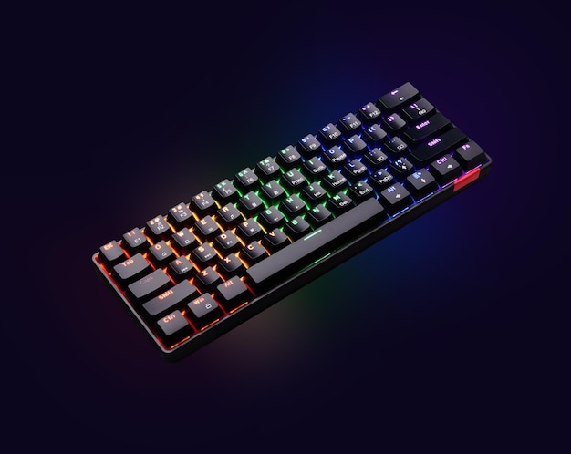 Gaming-Tastatur mit Taschenlampe