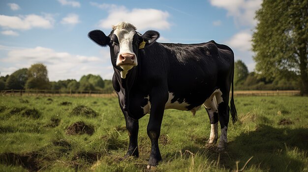 Ganado Angus vaca depi