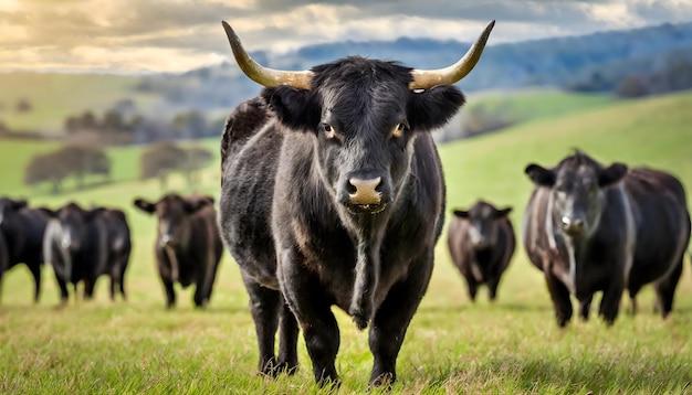 El ganado en el campo