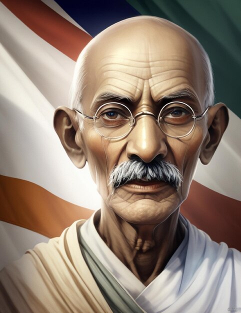 Gandhi Jayanti Banner Mahatma Gandhi celebrado en la India el 2 de octubre