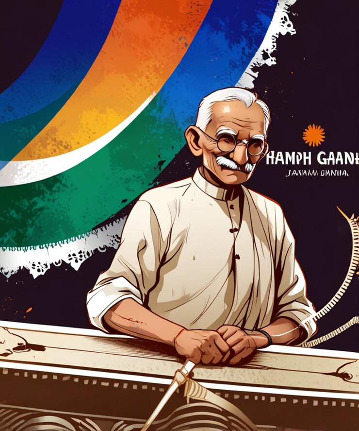 Foto gandhi jayanti