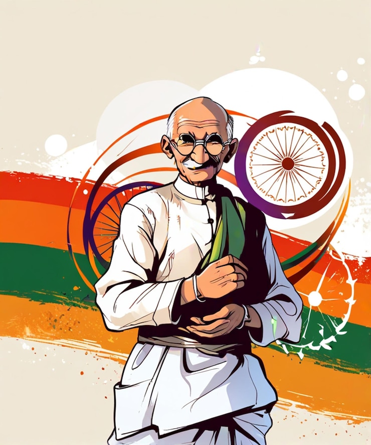 Foto gandhi jayanti
