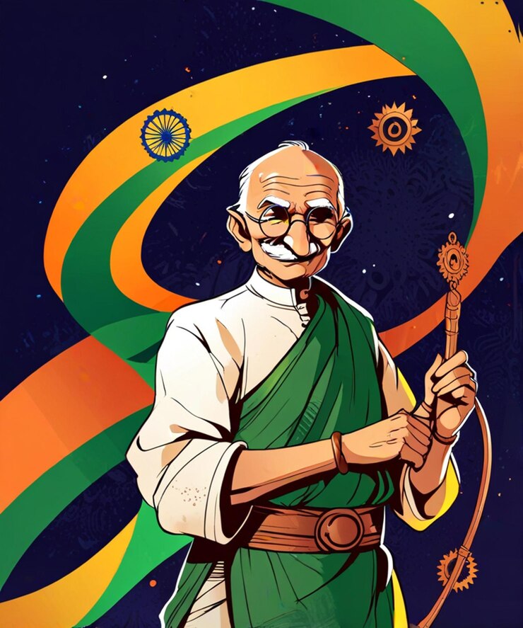 Foto gandhi jayanti