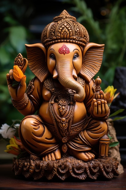 Ganesh, una imagen importante durante Diwali Generative AI