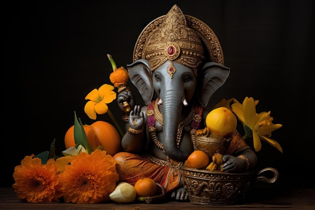 Ganesh, una imagen importante durante Diwali Generative AI