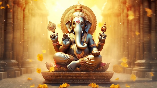 Foto ganesha chaturthi ganesha-illustration