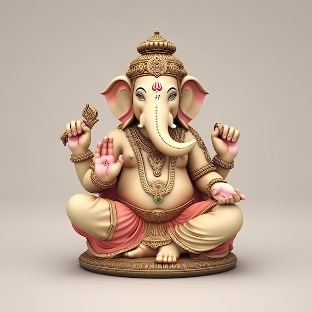 Ganesha Chaturthi Ganesha ilustração Generative ai