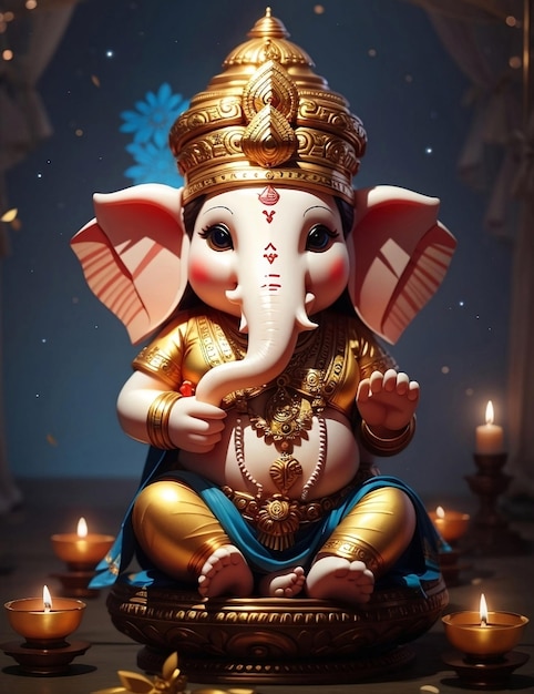 Ganesha é linda.