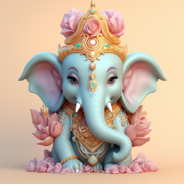 Ganesha e sua cabeça de elefante