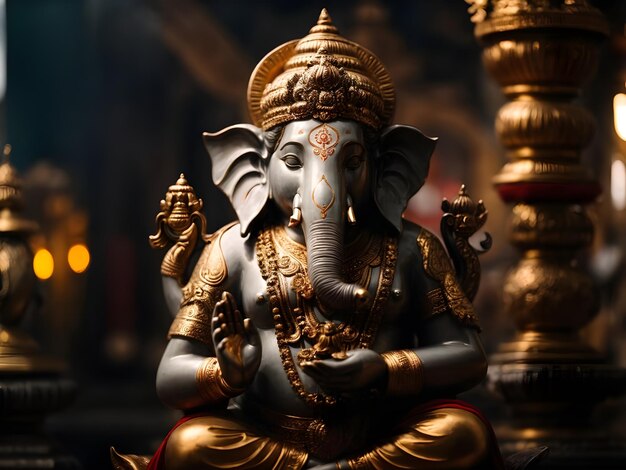 Ganesha-Statue im Tempel