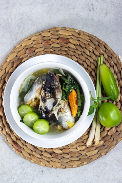 Gangan Asam Ikan Patin es panga agrio o sopa de bagre