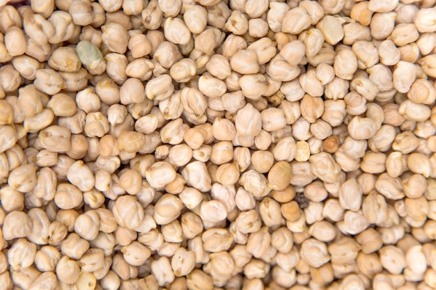 Garbanzo en el mercado en Marruecos