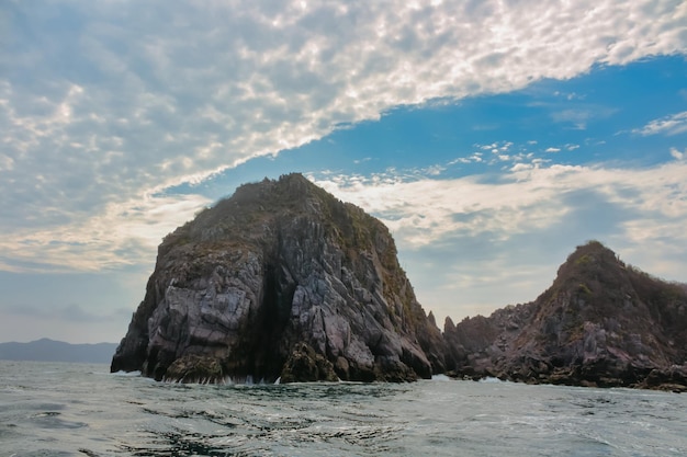 Garganta del diablo en el mar