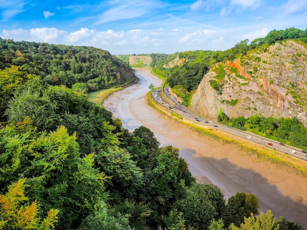 Garganta del río Avon de HDR en Bristol