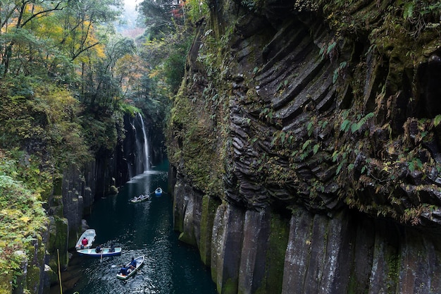 Garganta de Takachiho en otoño