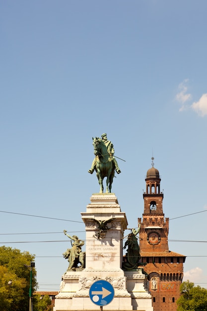 Garibaldi Denkmal, Mailand