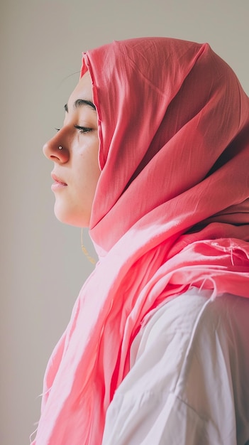 garota árabe bonita jovem mulher muçulmana embrulhada