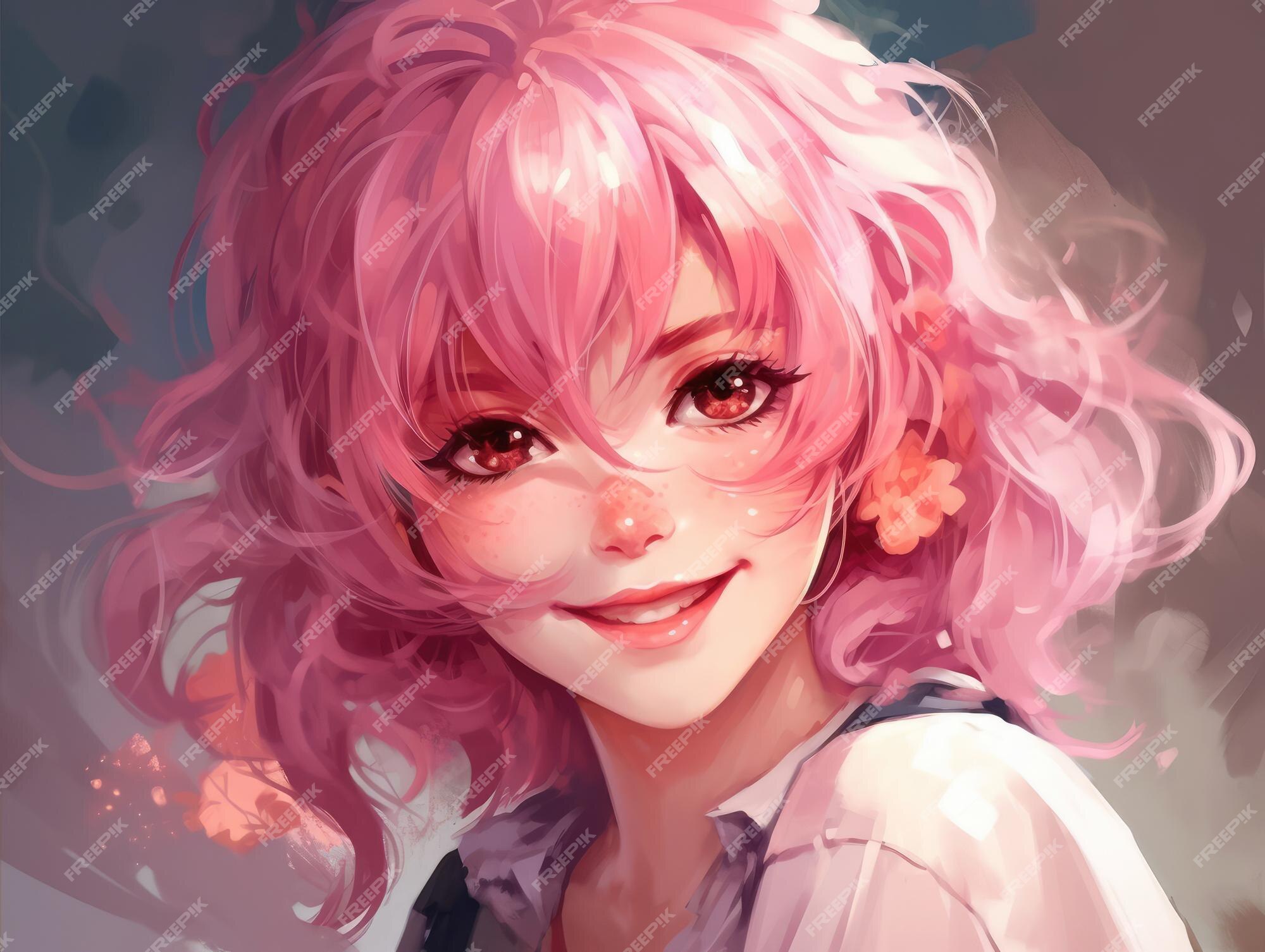 Anime anjo com rosa pelo anjinho generativo ai