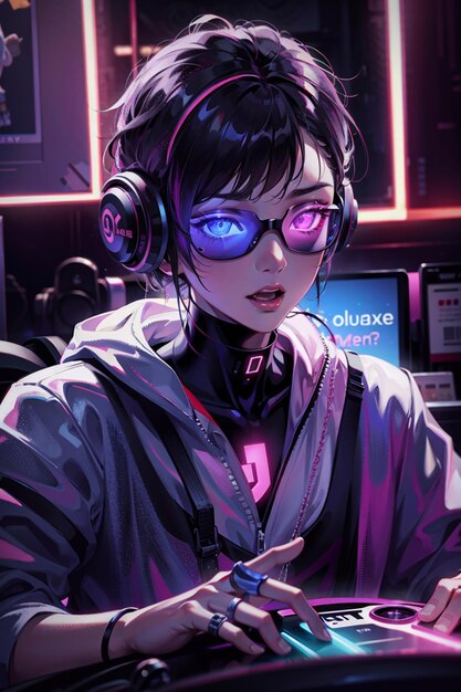 fotos de perfil raras cyberpunk e Garotas (o) gamer 