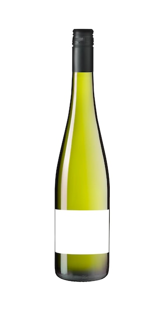 Garrafa de vinho com espaço para etiqueta