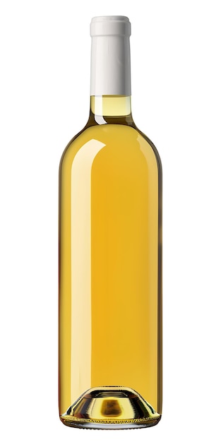 garrafa de vinho mock up isolado