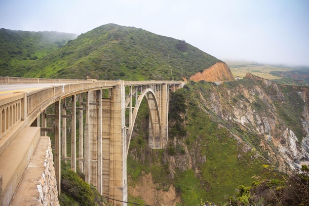 Garrapata Creek Bridge in Monterey, Kalifornien