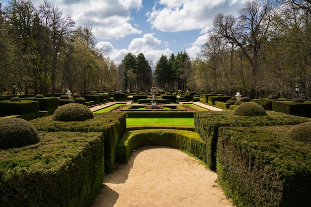 Garten des Königspalastes von La Granja de San Ildefonso, Spanien