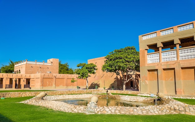 Garten im Al Ain Palace Museum in den Vereinigten Arabischen Emiraten