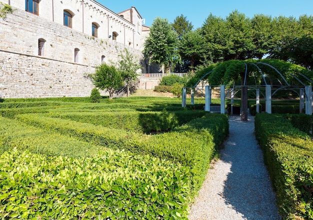 Garten von Montepulciano Toskana Italien