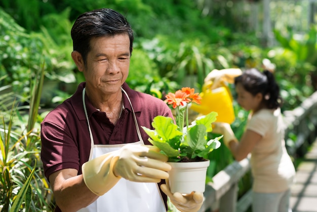 Gartenarbeit