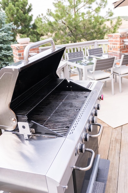 Gasgrill im Freien