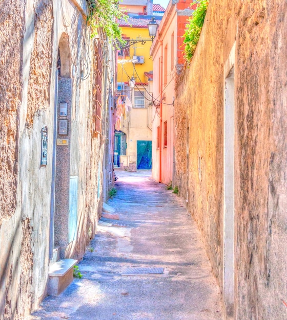 Gasse in der Altstadt in hdr