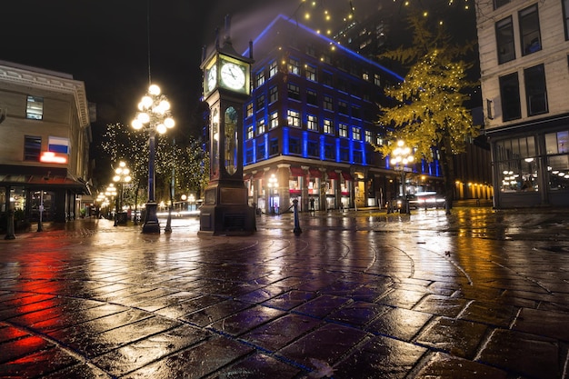 Gastown no centro de Vancouver