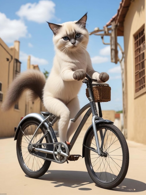 Foto gatinho fofo branco com olhos azuis posando dentro de casa