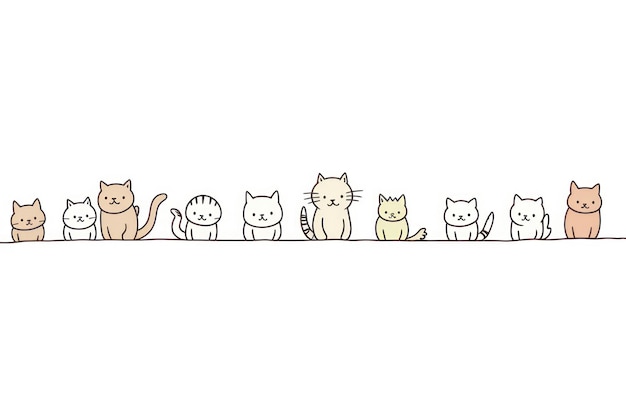 Gatinhos animais mamíferos de estimação